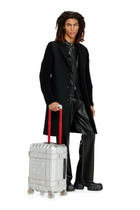 Diesel Rugged suitcase size S - Carry-on Suitcases - Unisex - Silver