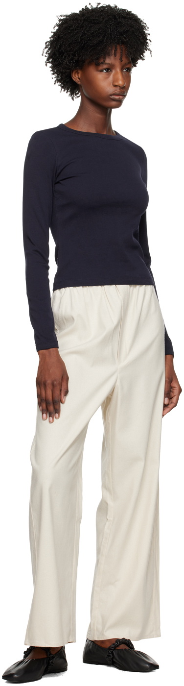 FLORE FLORE Navy Max Long Sleeves T-Shirt FLORE FLORE