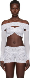 Poster Girl White Davina Lace T-shirt