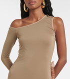 Nensi Dojaka Asymmetric ruffled maxi dress