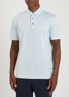 Boss Cotton Polo Shirt Light Blue