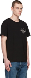 Alexander McQueen Black Embroidered Skull T-Shirt