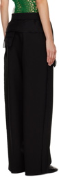 The Row Black Claudiu Trousers