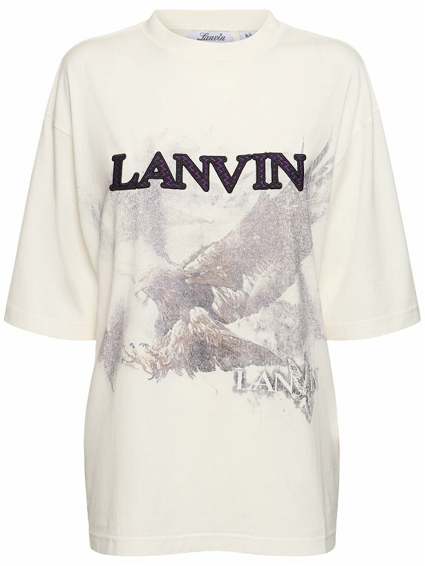Photo: LANVIN Printed Short Sleeve T-shirt
