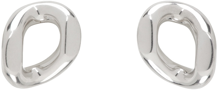 Photo: Jil Sander Silver Chain Link Earrings