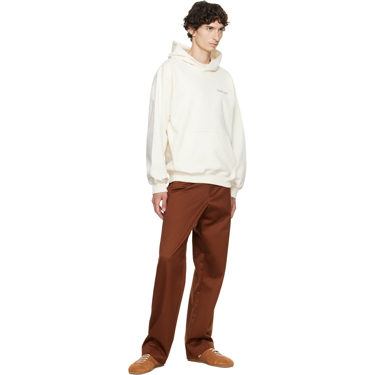 Helmut Lang Brown Chino Trousers