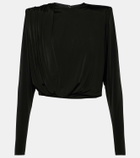 Alexandre Vauthier Draped jersey top