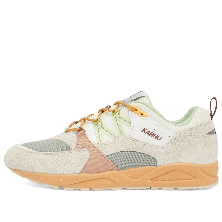 Photo: Karhu Men's Fusion 2.0 Sneaker in Turtledove/Shadow Lime