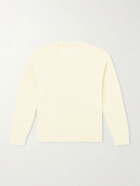 Visvim - Jumbo SB Wool and Cotton-Blend Jersey Sweatshirt - Yellow