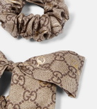 Gucci GG set of 2 silk scrunchies