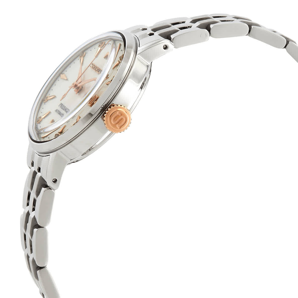 Seiko Presage Cocktail Automatic Diamond White Dial Ladies Watch SRE009J1
