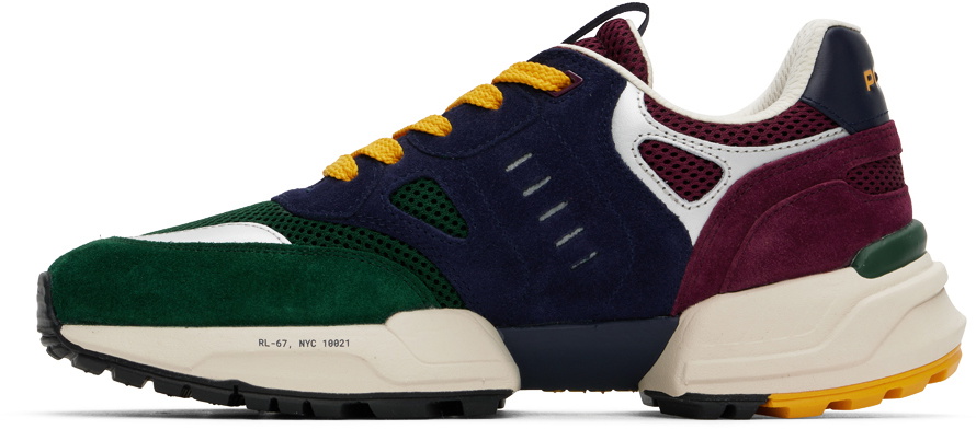 Polo Ralph Lauren Green & Blue Jogger Sneaker Polo Ralph Lauren