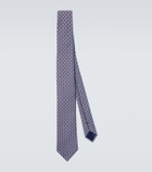 Giorgio Armani Silk-blend jacquard tie