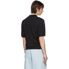 Dries Van Noten Black Jace Polo Shirt