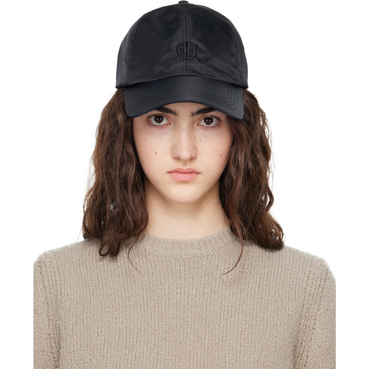 Photo: ANINE BING Black Jeremy 'AB' Baseball Cap