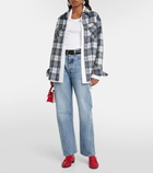 God's True Cashmere Tartan cashmere shirt