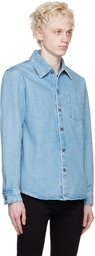 A.P.C. Blue Victorio Denim Shirt