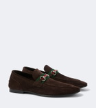 Gucci Gucci Como Horsebit suede loafers