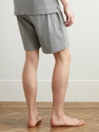 Mr P. - Cotton-Jersey Pyjama Shorts - Gray