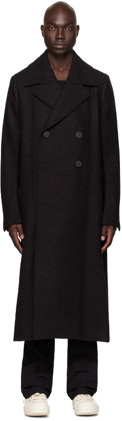 Photo: Rick Owens Brown New Bell Coat