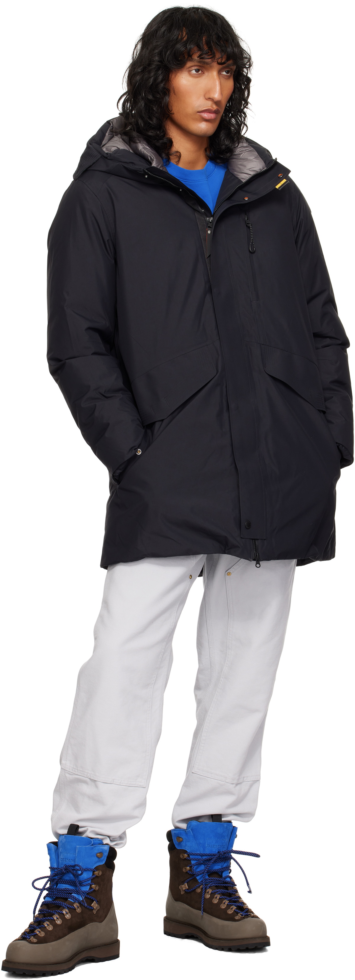 Parajumpers Black Hayate Down Jacket