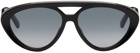 Stella McCartney Black Aviator Sunglasses