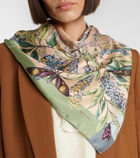Etro Norma floral silk scarf