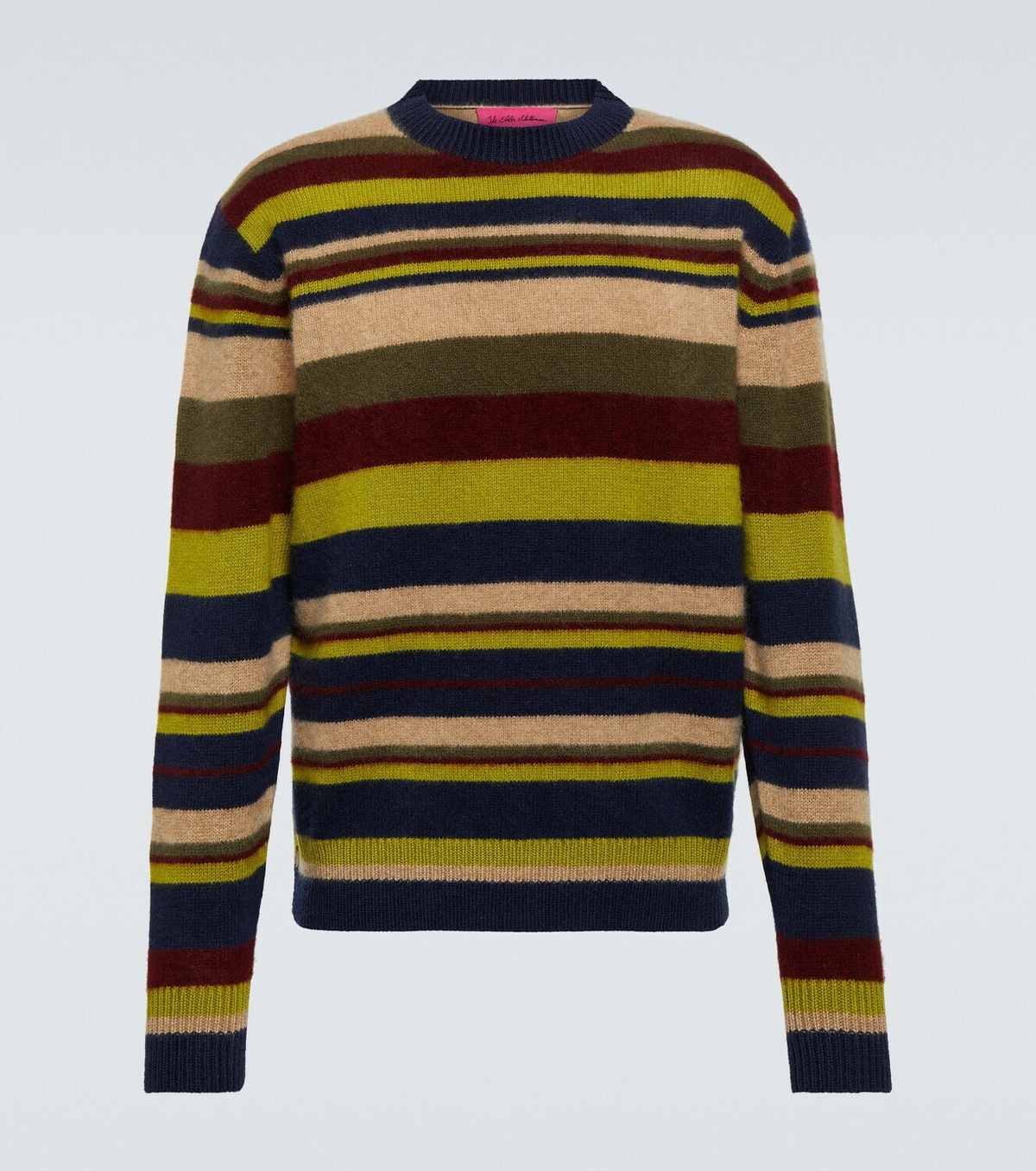 The Elder Statesman Striped cashmere sweater