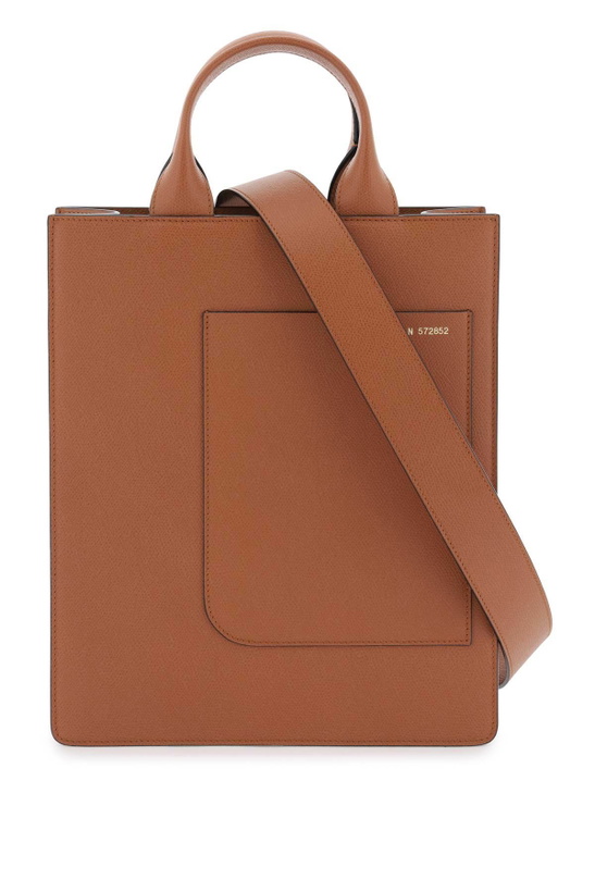 Photo: VALEXTRA small 'boxy' tote bag Brown