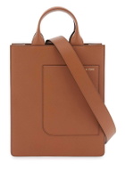 VALEXTRA small 'boxy' tote bag Brown