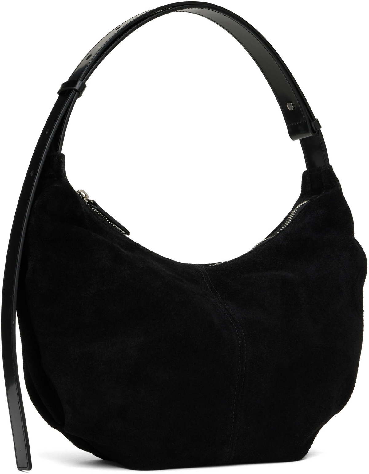 Nothing Written Black HT Suede Shoulder Bag