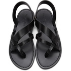 Saint Laurent Black Matt Sandals