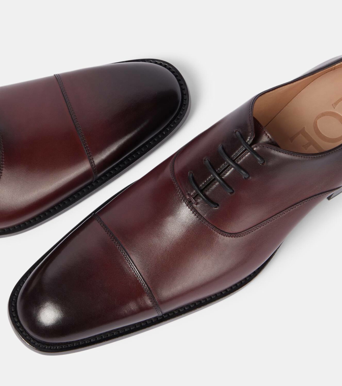 【未使用】LOEWE zapatos oxford shoe Loewe Crown leather Oxford shoes Loewe