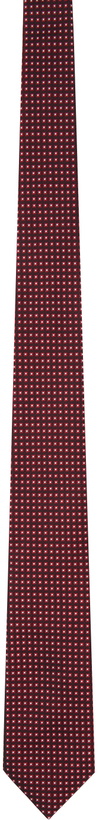 Photo: ZEGNA Red Jacquard Tie