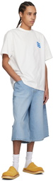 ADER error Blue Significant TRS Tag 01 Denim Shorts