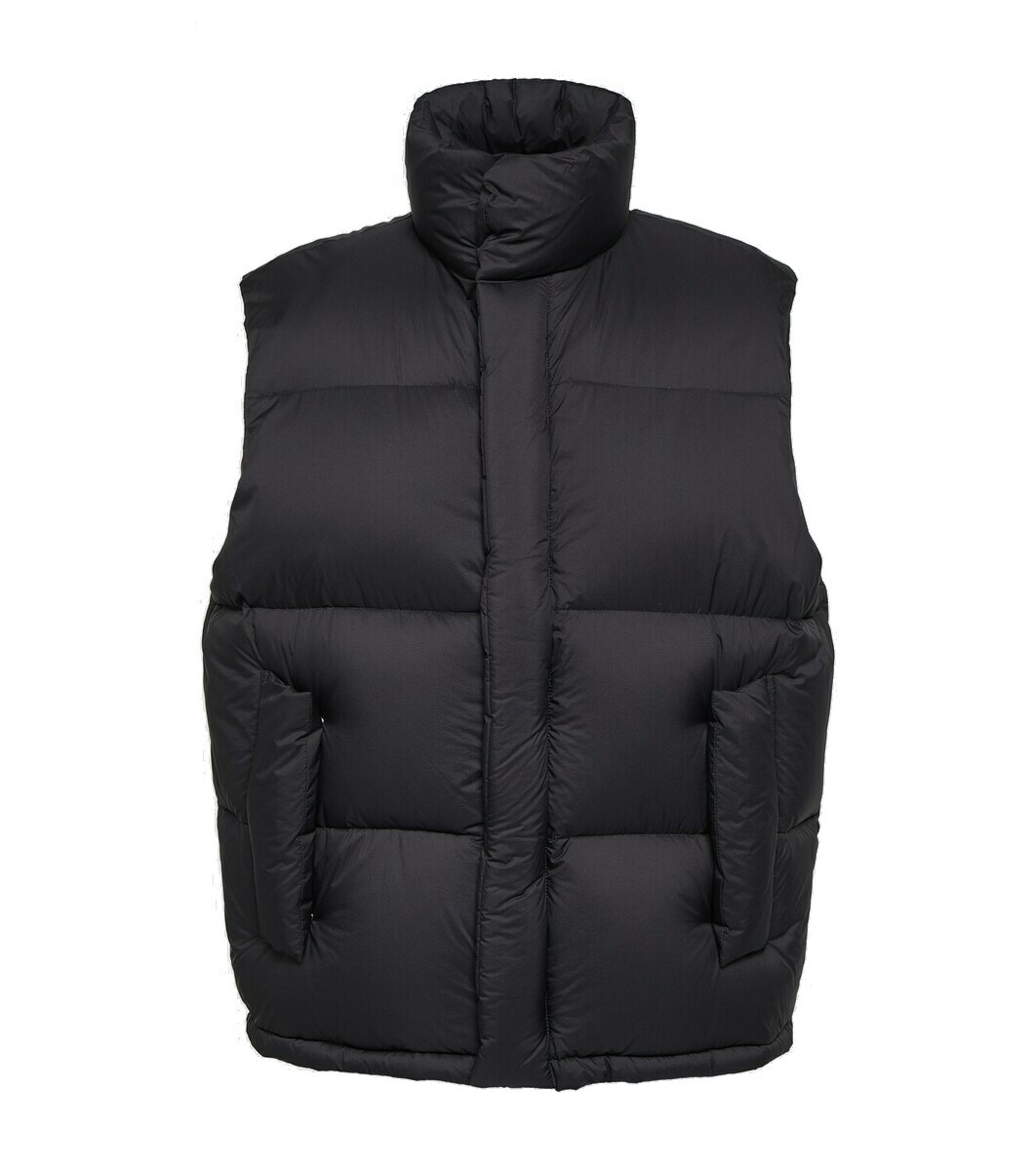 AURALEE Black Super Light Down Vest Auralee