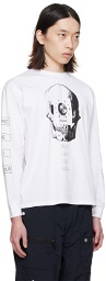 UNDERCOVER White Printed Long Sleeve T-Shirt