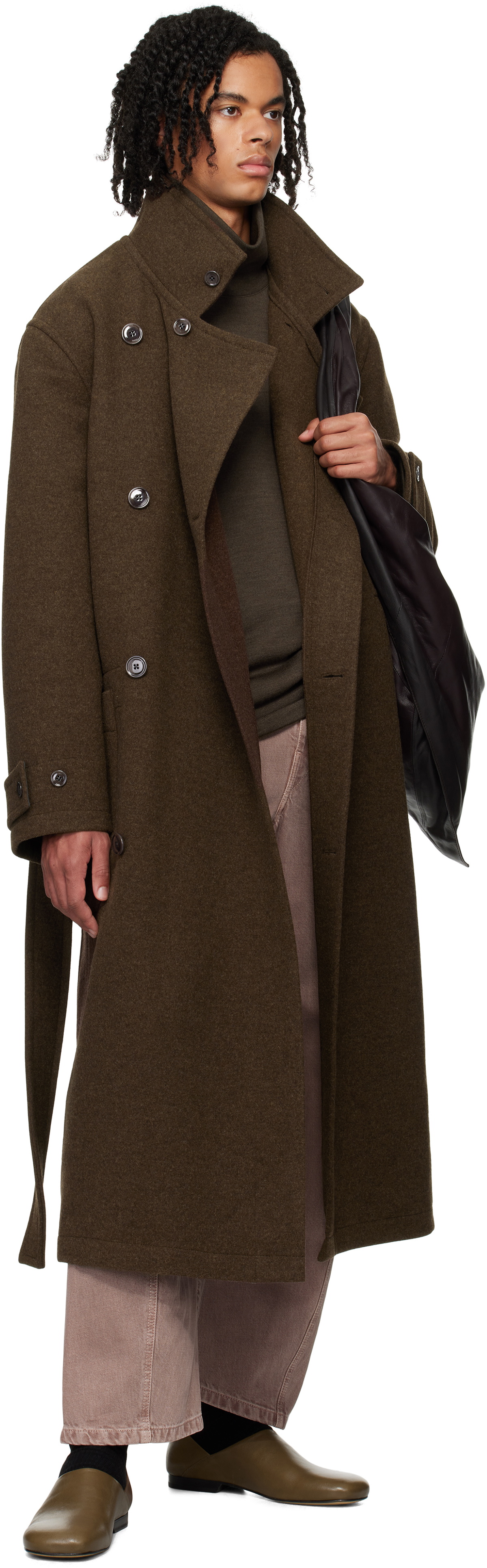 LEMAIRE (ルメール) WRAP SCARF BROWN LEMAIRE Wrap Scarf | endource