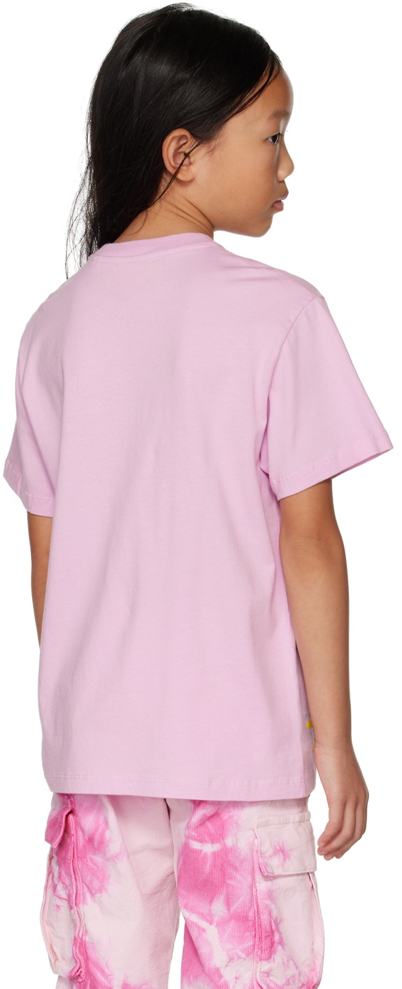 Off-White Kids Pink Tie-Dye Shirt