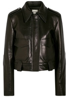 Khaite Cordelia Leather Jacket Black