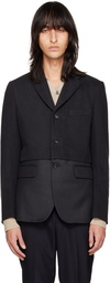 Comme des Garçons Homme Deux Black Paneled Blazer