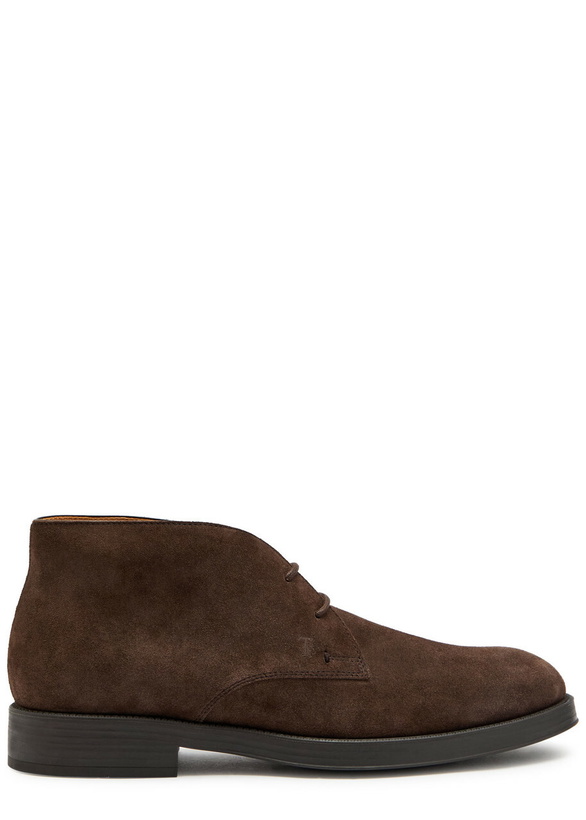 Photo: Tods Gommino Suede Boots Brown