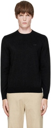 A.P.C. Black Matt Logo Sweater