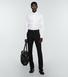 Givenchy - Plaque collar cotton shirt