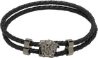 Versace 'La Medusa' Leather Bracelet