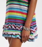 Ganni Crocheted minidress