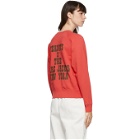 Marc Jacobs Red Peanuts Edition French Terry Sweatshirt
