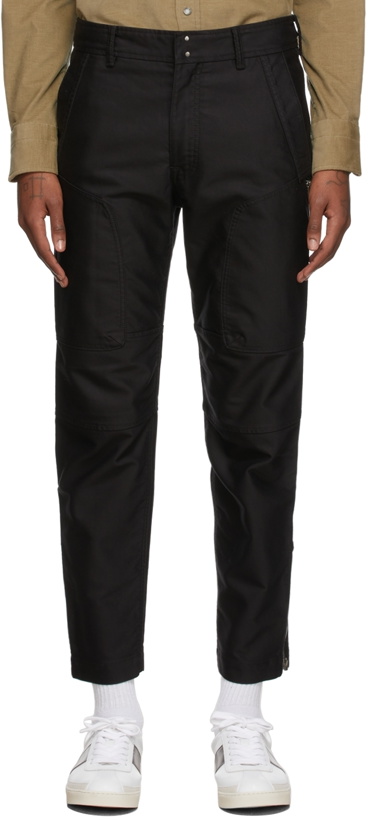 Photo: TOM FORD Black Japanese Compact Military Cargo Trousers