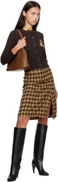 Aesther Ekme Brown Cosmo Soft Bag