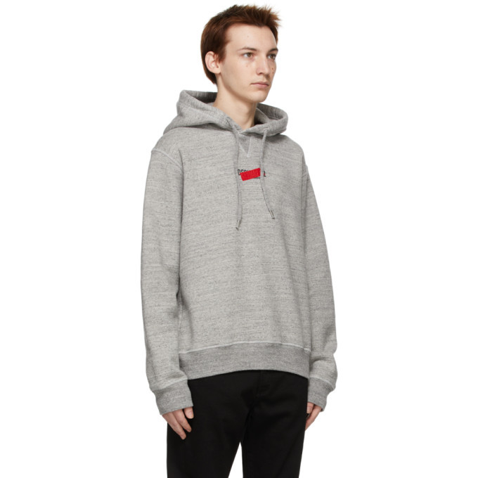 Dsquared2 Grey Tape Cool Hoodie Dsquared2